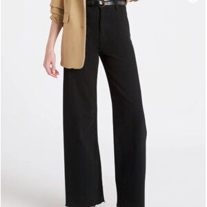 Pistola: Penny High Rise Wide Leg Jean - Black Size 6